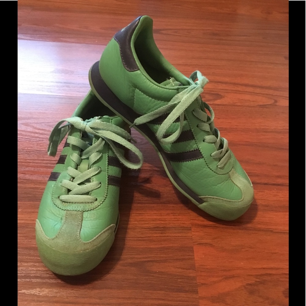 Vintage Rare Samoa Adidas Green/Navy